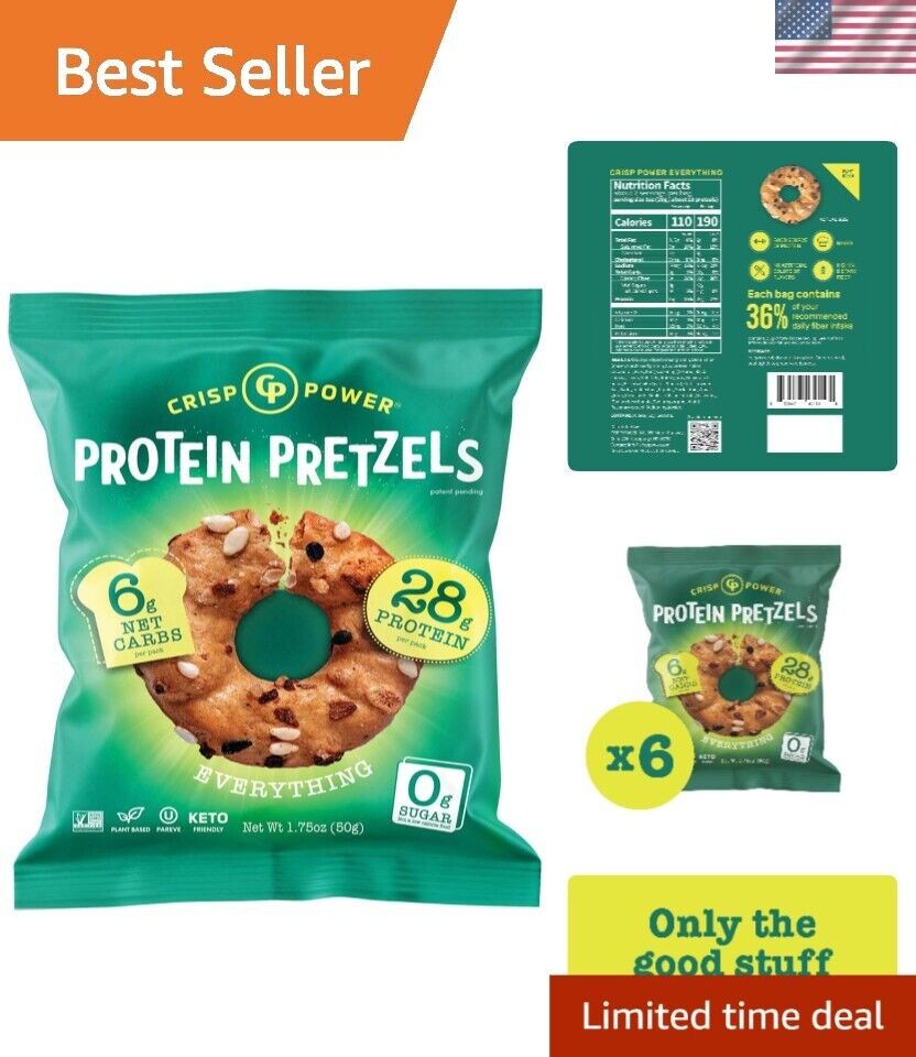 CRSPR Protein Pretzels (Everything 50g)