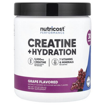 NUTRICOST Creatine + Hydration 276g (Grape)