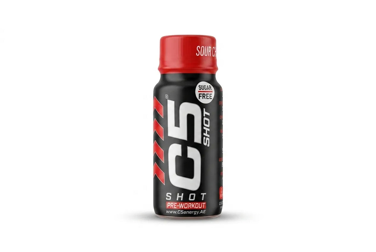 C5 Shot Pre Workout Sour Cherry 80ml Bottle