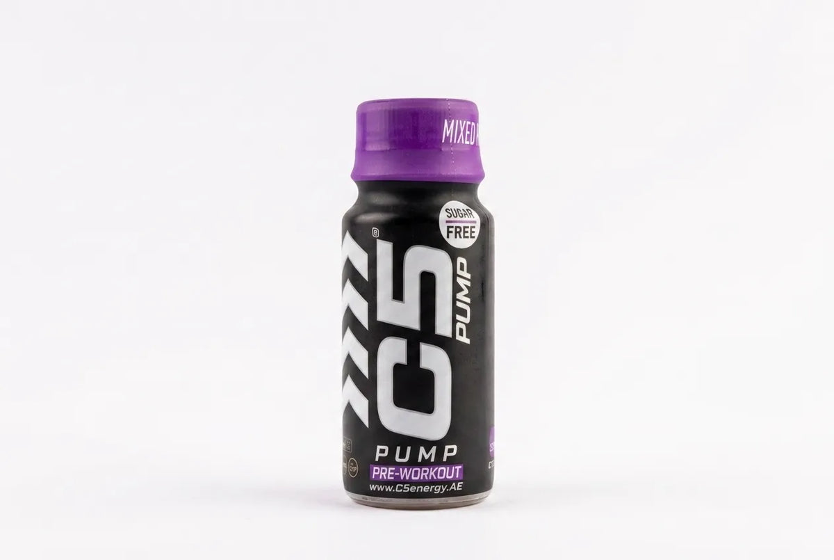 C5 Pump shot Pre Workout Mixed Berry 77ml Bottle