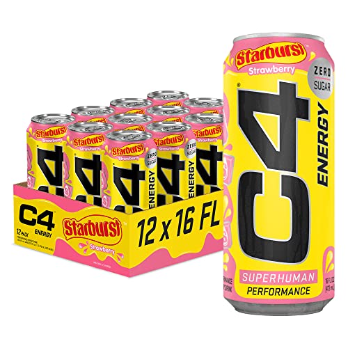 C4 473ml Starburst strawberry