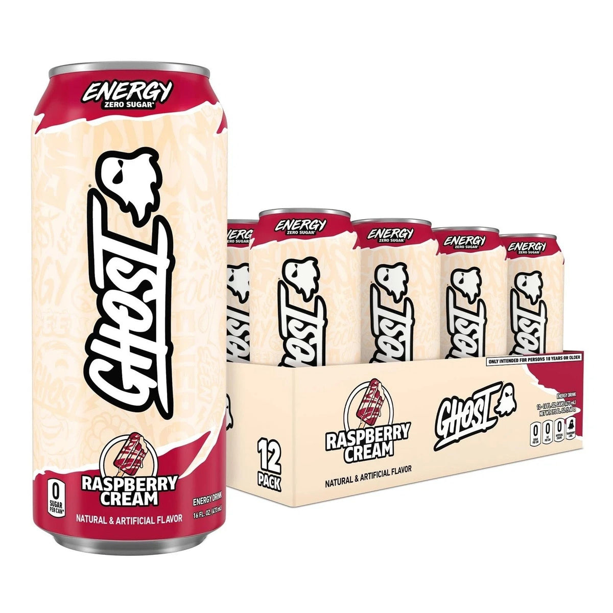 GHOST Energy Drink 473ml Raspberry Cream