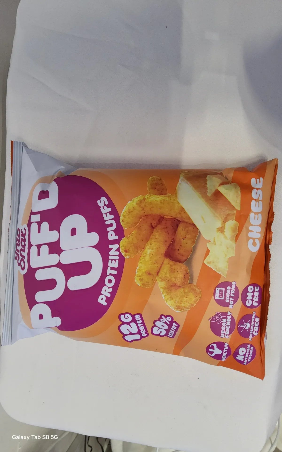 INSX Puff'd up protein puffs 60g Cheese