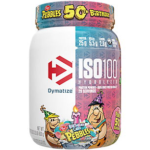 DYMATIZE Iso 100 610g Birthday cake pebbles