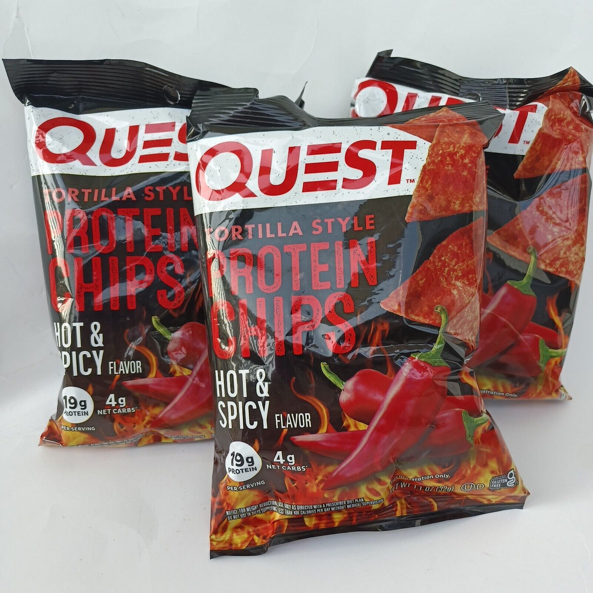 Quest Tortilla Chips Hot & spicy