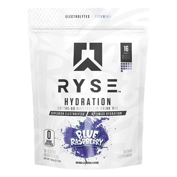 Ryse hydration 16 sticks blue raspberry