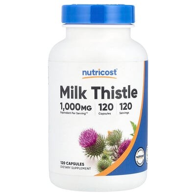 NUTRICOST Milk Thistle 1000mg 120 capsules