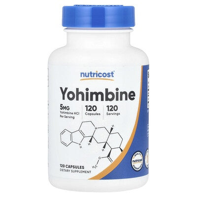 NUTRICOST Yohimbine 5mg 120 capsules
