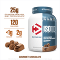 DYMATIZE ISO 100 3lb Gourmet chocolate