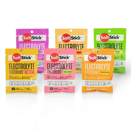 SALT STICK Fast chews 10 servings Mixed berry