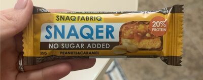 SF SNAQFER Bar Stick 50g peanut & caramel